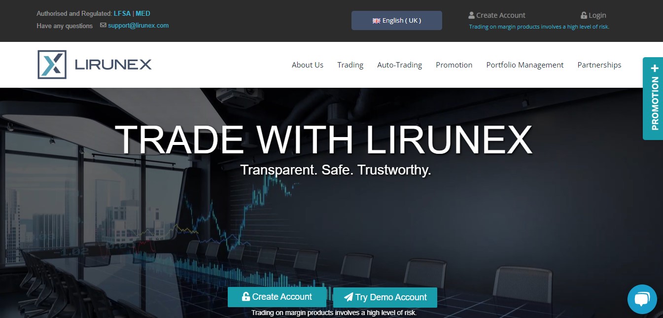 Lirunex website